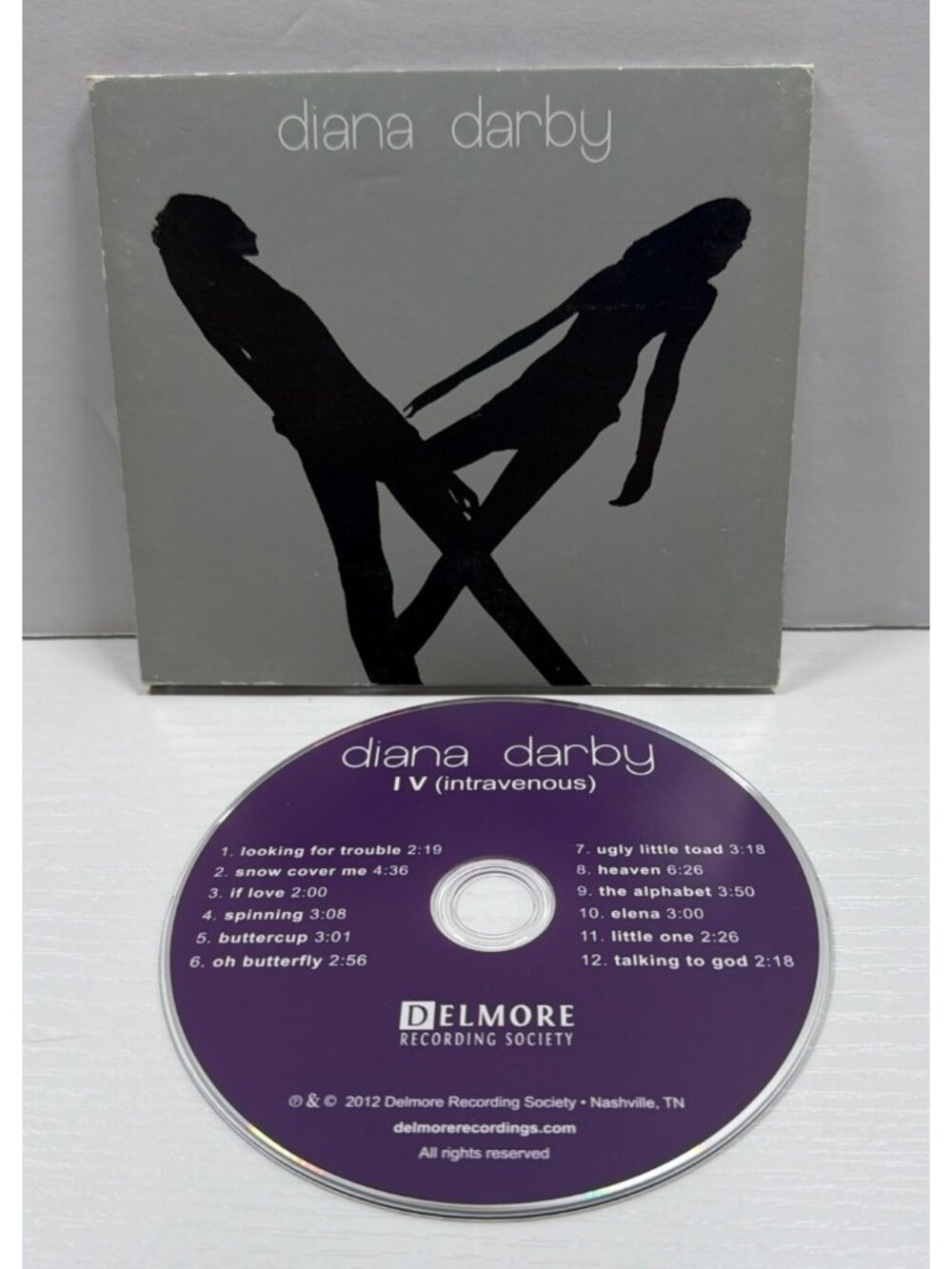 Diana Darby  IV Intravenous CD Folk Music 2012 Delmore Recording Society